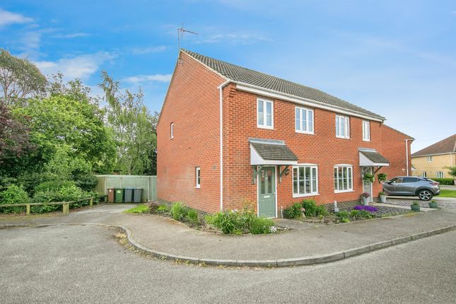 Thumbnail Semi-detached house for sale in Anni Healey Close, Woodbridge