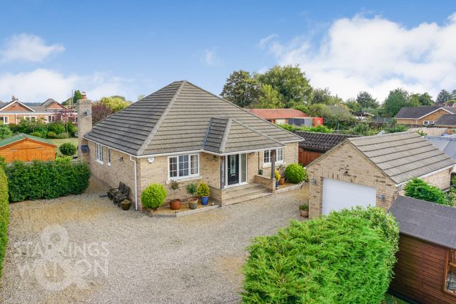 Thumbnail Detached bungalow for sale in Grove Avenue, New Costessey, Norwich