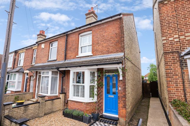 Thumbnail End terrace house for sale in Brampton Park Road, Hitchin