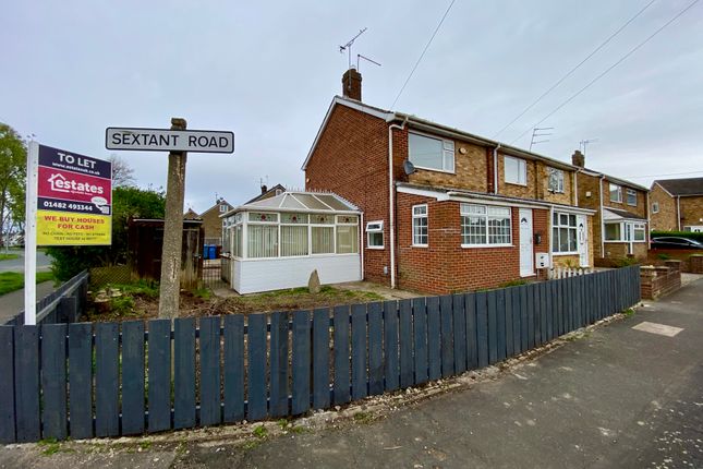 Thumbnail Semi-detached house to rent in Sextant Road, Hull