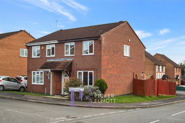 Thumbnail Semi-detached house for sale in Beatty Close, Hinckley
