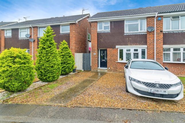 Thumbnail Semi-detached house for sale in Goldsmith Drive, Newport Pagnell