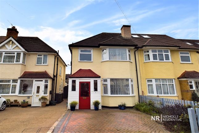 Semi-detached house for sale in Poole Road, West Ewell, Surrey.