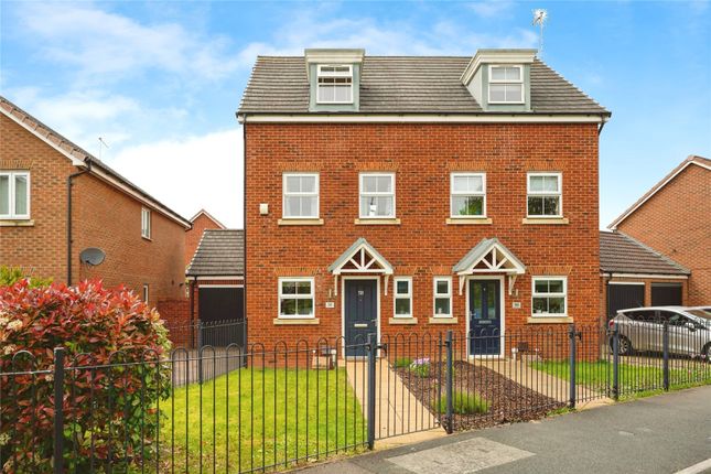 Semi-detached house for sale in Brize Avenue Kingsway, Quedgeley, Gloucester, Gloucestershire