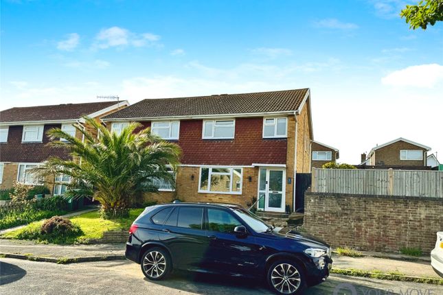 Thumbnail Semi-detached house for sale in Turner Close, Eastbourne, East Sussex