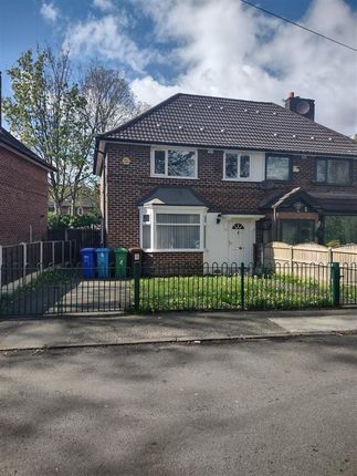 Thumbnail Semi-detached house to rent in Halfacre Road, Manchester