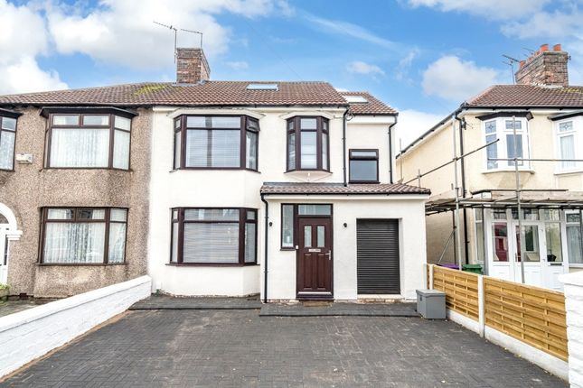 Thumbnail Semi-detached house for sale in Craigmore Road, Mossley Hill