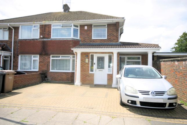 Thumbnail Semi-detached house for sale in Holmbrook Avenue, Luton