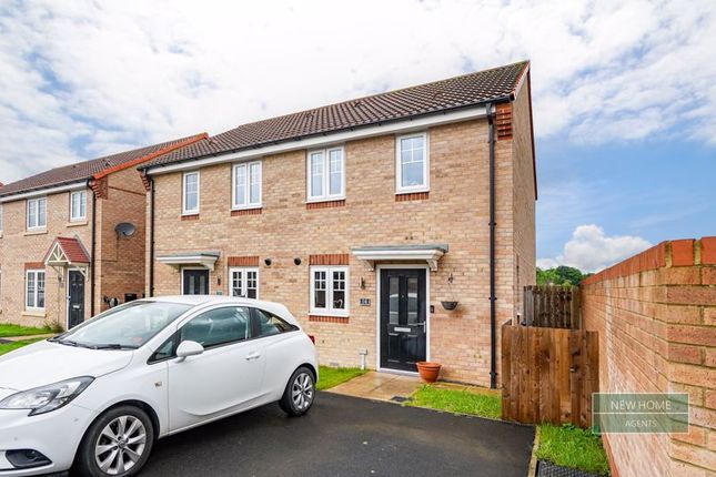 Thumbnail Semi-detached house for sale in Cheviot Close, Brompton, Northallerton