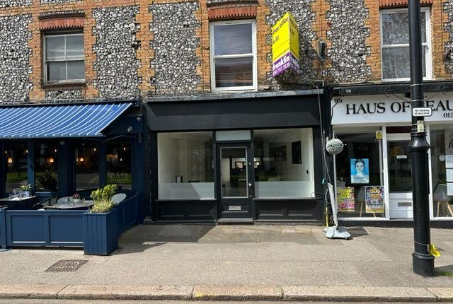 Retail premises to let in High Street, Esher