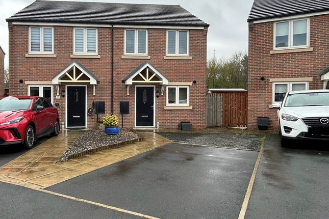 Thumbnail Semi-detached house for sale in Hill Top View, Bowburn, Durham