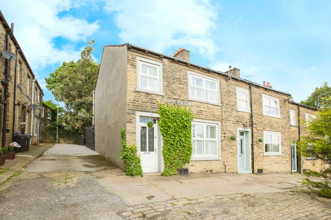 Thumbnail End terrace house for sale in Mount Pleasant, Southowram, Halifax, West Yorkshire