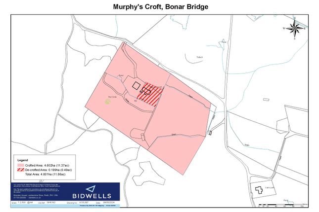 Land for sale in Murphy's Croft, Bonar Bridge, Ardgay