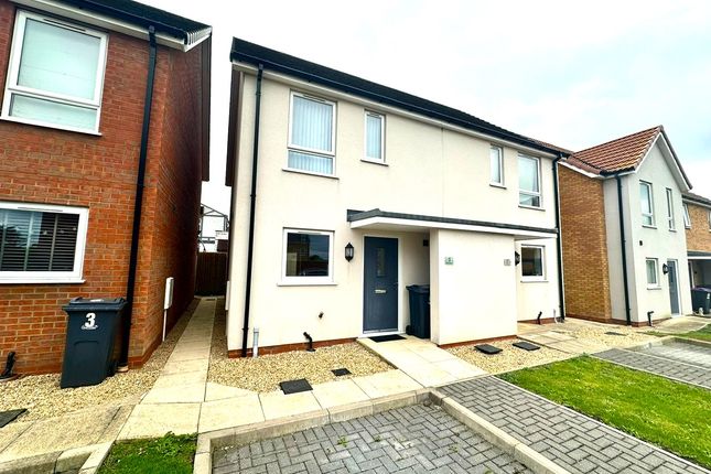 Thumbnail Semi-detached house for sale in The Meadows, Langworth, Lincoln