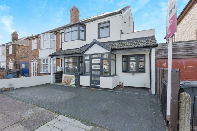 Thumbnail Semi-detached house for sale in Hollington Road, Leicester