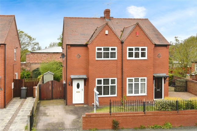 Thumbnail Semi-detached house for sale in Manor Gardens, Nantwich, Cheshire