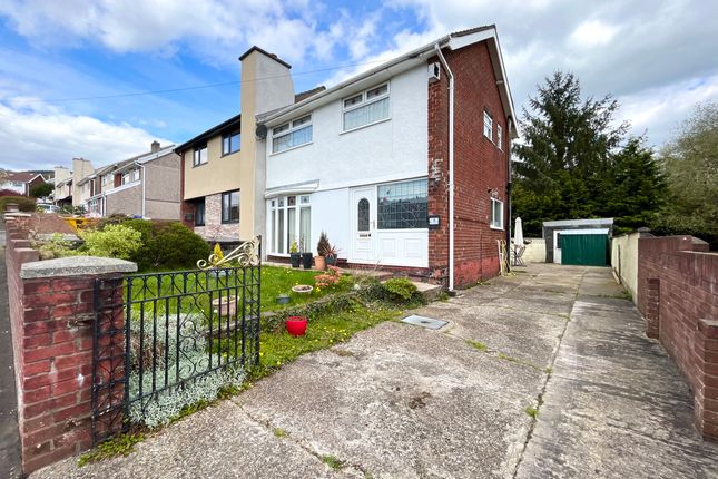 Thumbnail Semi-detached house for sale in Llangorse Road, Aberdare, Mid Glamorgan