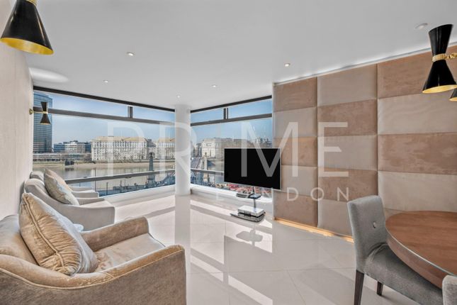 2-bed flat on A34, Parliament View Apartments, 1 Albert Embankment, £850,000