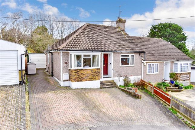 Thumbnail Semi-detached bungalow for sale in Hill View Road, New Barn, Kent