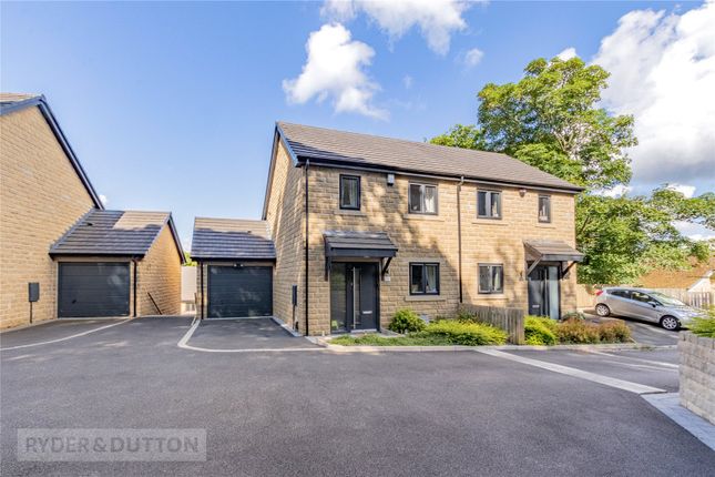 Thumbnail Semi-detached house for sale in Mansion Gardens, Taylor Hill, Huddersfield, West Yorkshire