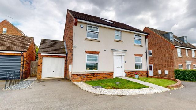 Thumbnail Detached house for sale in Burdock Gardens, St Crispin, Northampton