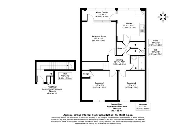 Flat for sale in Waverley Road, London