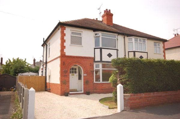 Thumbnail Semi-detached house for sale in Cambrian Avenue, Vicars Cross, Chester