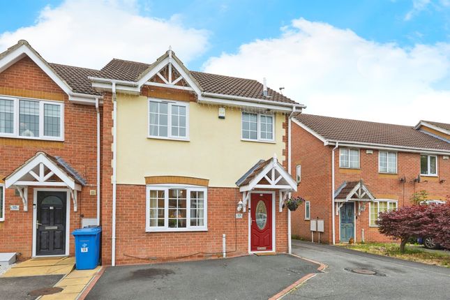 Thumbnail End terrace house for sale in Meadow Brook Close, Littleover, Derby