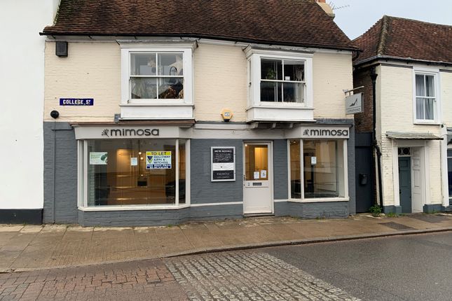 Thumbnail Retail premises to let in College Street, Petersfield