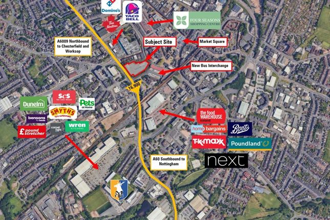 Thumbnail Land for sale in Belvedere Street, Mansfield, East Midlands
