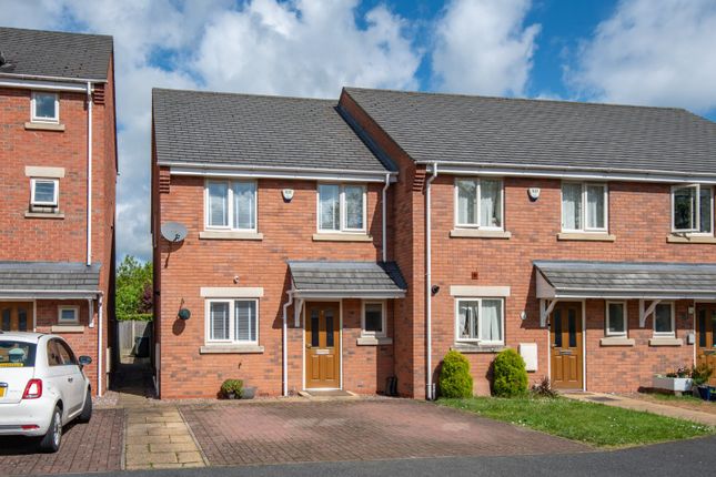 Thumbnail End terrace house for sale in Regal Gardens, Bromsgrove, Worcestershire