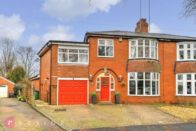 Thumbnail Semi-detached house for sale in Moorgate Avenue, Bamford, Rochdale