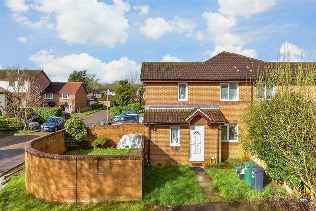 Thumbnail End terrace house for sale in Keats Avenue, Redhill, Surrey
