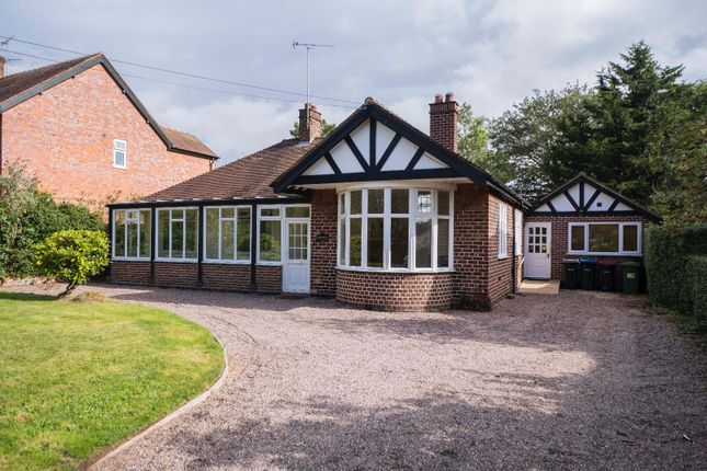 Thumbnail Detached bungalow to rent in Nantwich Road, Tarporley