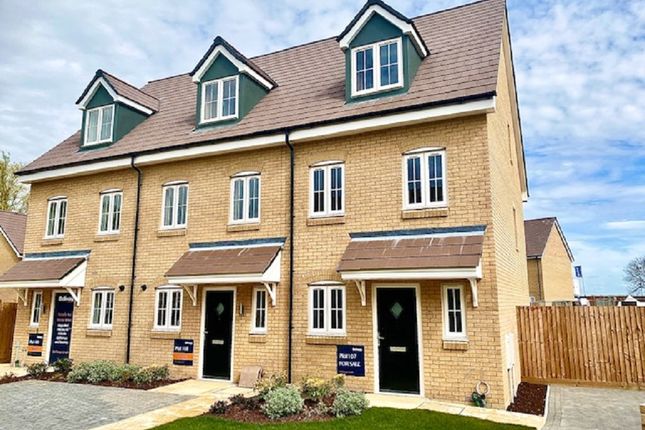 Thumbnail Town house for sale in Oundle Road, Alwalton, Peterborough