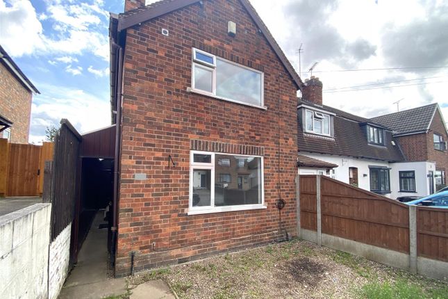 Thumbnail End terrace house to rent in Winster Drive, Thurmaston, Leicester