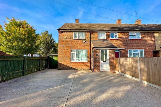 Thumbnail End terrace house for sale in Sedgefield Crescent, Romford