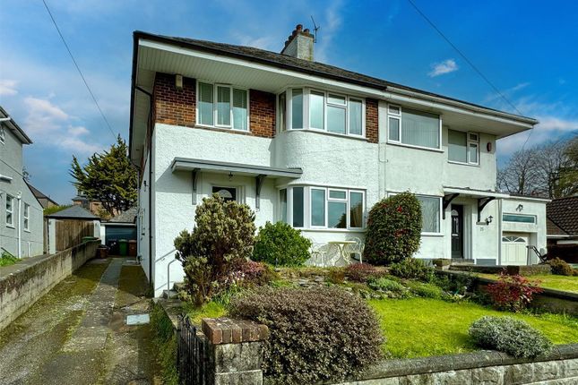 Thumbnail Semi-detached house for sale in Meadow View Road, Plympton, Plymouth