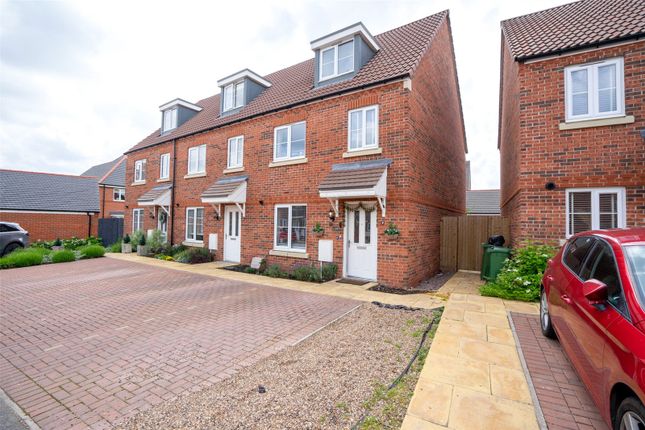 Thumbnail End terrace house for sale in Centurion Drive, Kirby Muxloe, Leicestershire