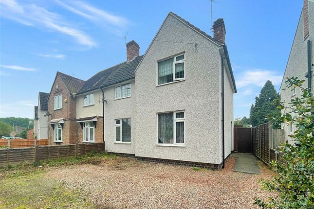 Thumbnail Semi-detached house for sale in Caldecote Road, Leicester