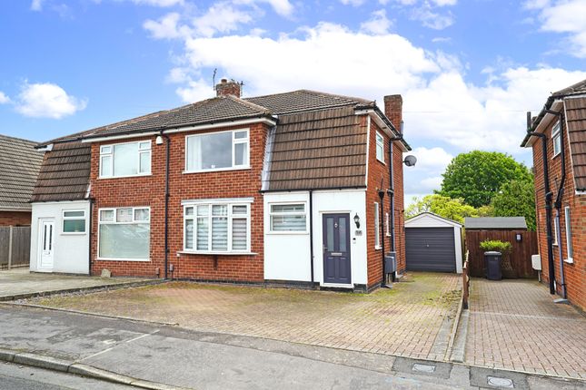 Thumbnail Semi-detached house for sale in Parklands Avenue, Groby, Leicester, Leicestershire