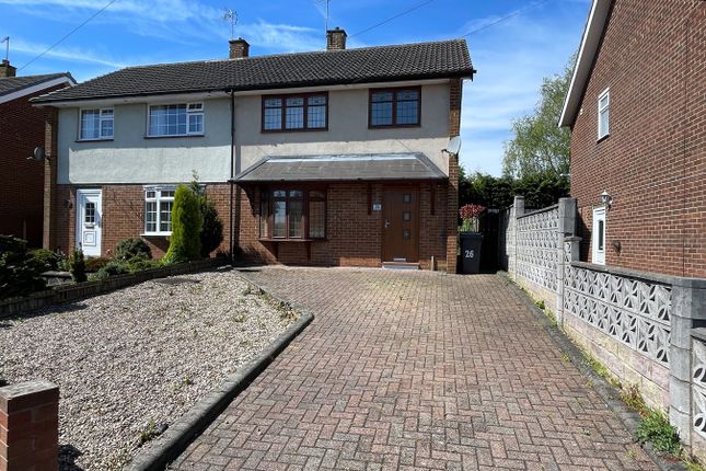 Semi-detached house for sale in Farm Close, Burton-On-Trent