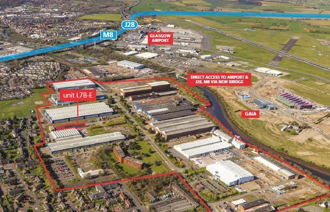 Thumbnail Industrial to let in Block L7, Unit E Westway, Glasgow Airport, Renfrew