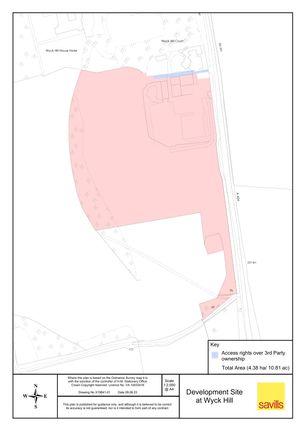 Land for sale in Wyck Hill, Stow On The Wold, Cheltenham, Gloucestershire