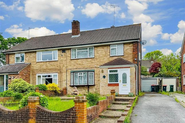Thumbnail Semi-detached house for sale in Lambourne Close, Furnace Green, Crawley, West Sussex