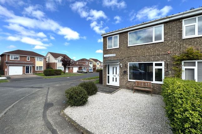 Thumbnail Semi-detached house for sale in Chevington Close, Pegswood, Morpeth