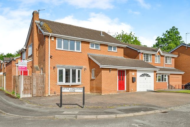 Thumbnail Detached house for sale in Little Longstone Close, Mickleover, Derby