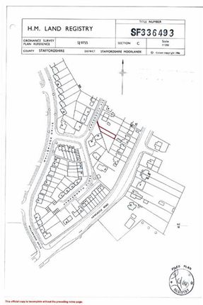 Land for sale in Hawksworth Avenue, Leek, Staffordshire