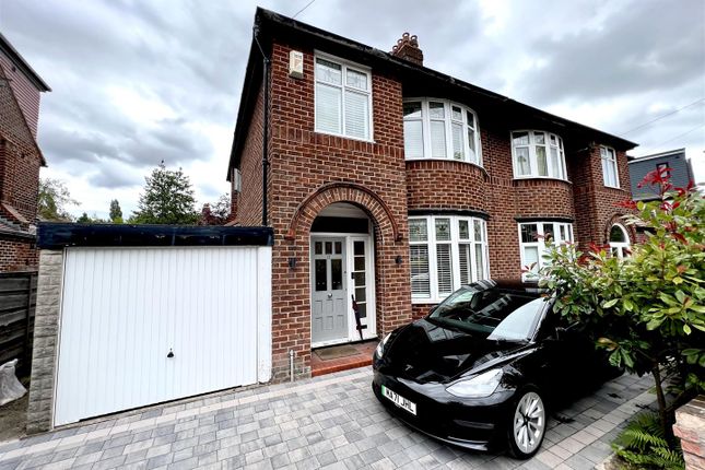 Thumbnail Semi-detached house for sale in Brooklawn Drive, Didsbury, Manchester