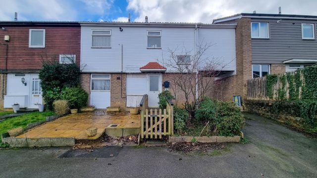 Thumbnail End terrace house for sale in Midfield Court, Thorplands, Northampton